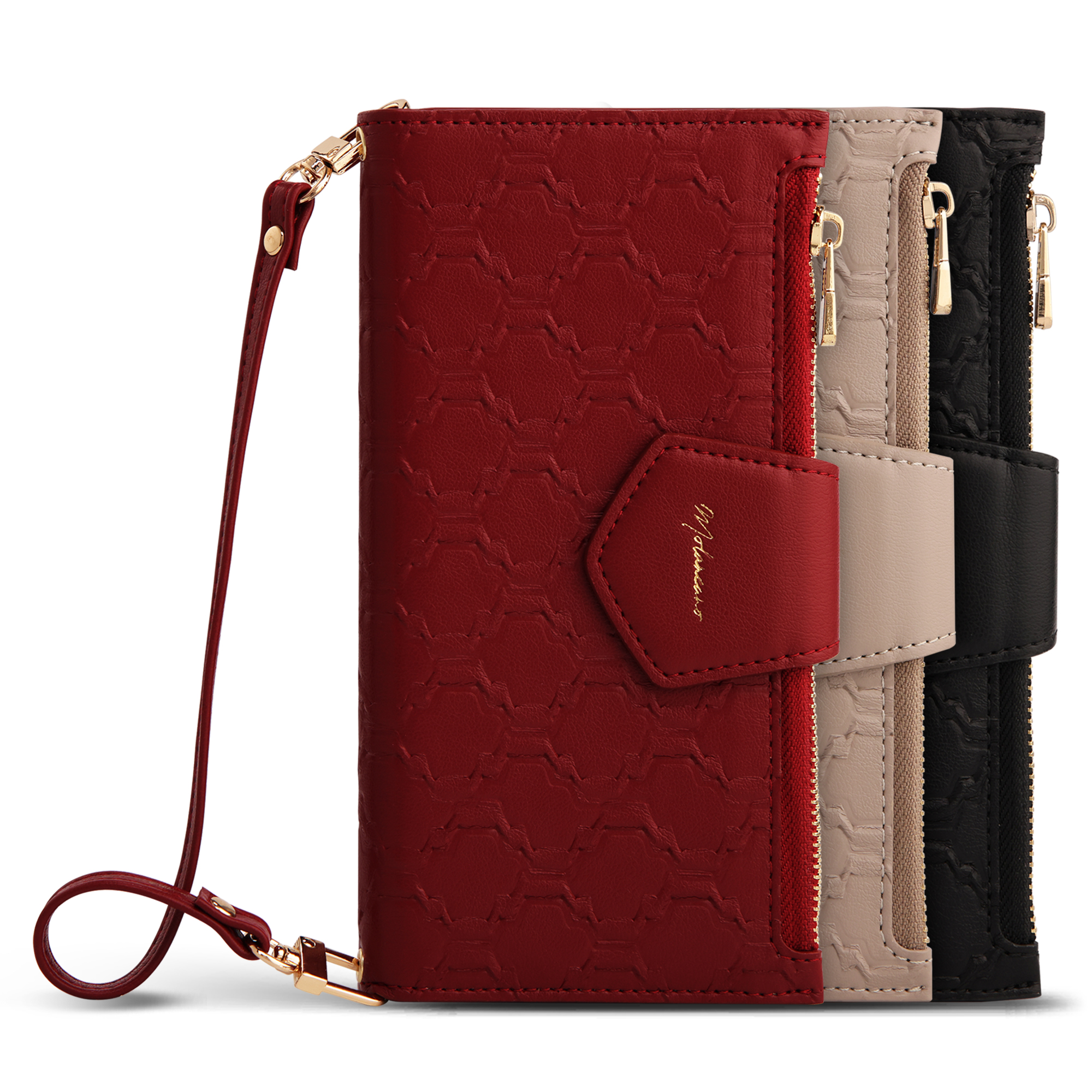 갤럭시 S24 울트라 레드 아멜리아 다이어리 핸드폰 플러스 케이스 - 상세 이미지 2