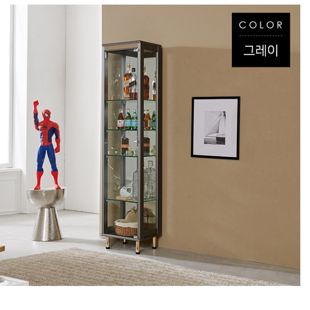 슬림장식장 술 양주진열장 유리장 유리진열장 인테리어장식장