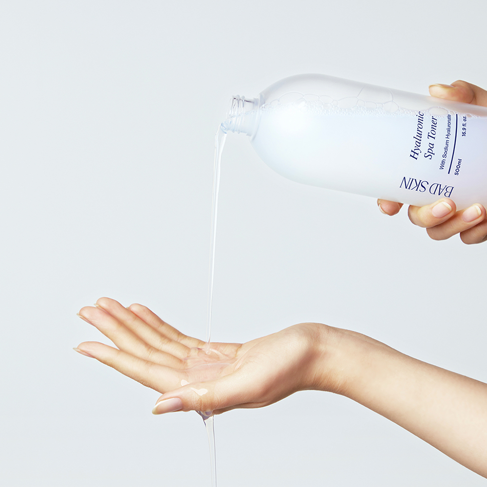 배드스킨 히알루로닉 스파 토너 500ml 수부지 속보습 - 상세 이미지 3