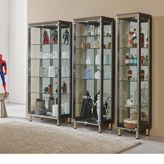 슬림장식장 술 양주진열장 유리장 유리진열장 인테리어장식장