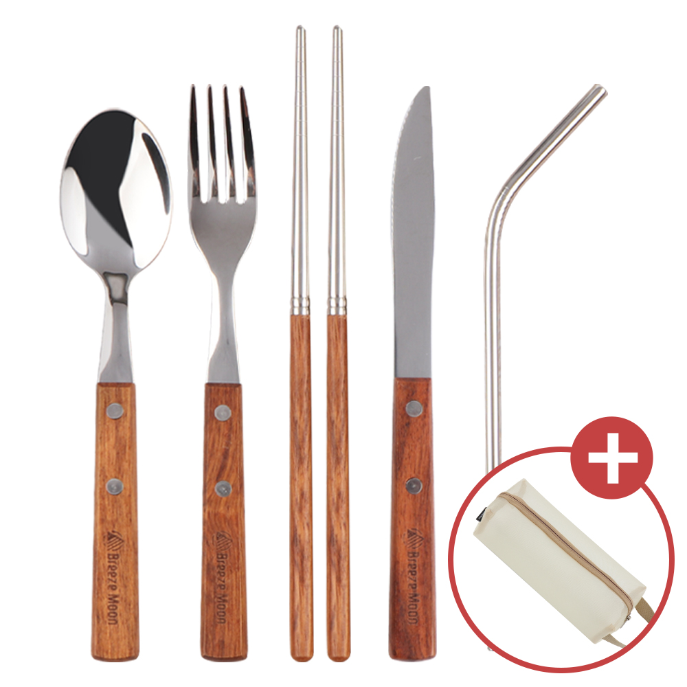 브리즈문 캠핑 수저 세트 커트러리 5P