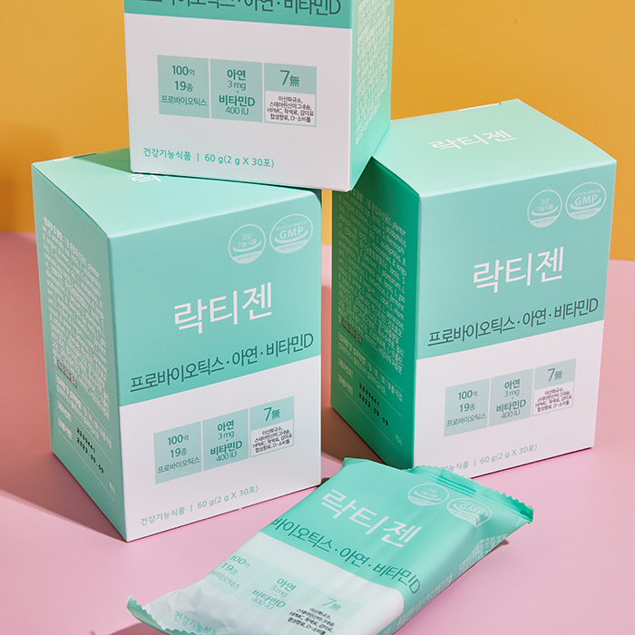 락티젠 유산균 프로바이오틱스 아기 어린이 키즈 임산부 성인 온가족 30포, 3개 - 상세 이미지 2