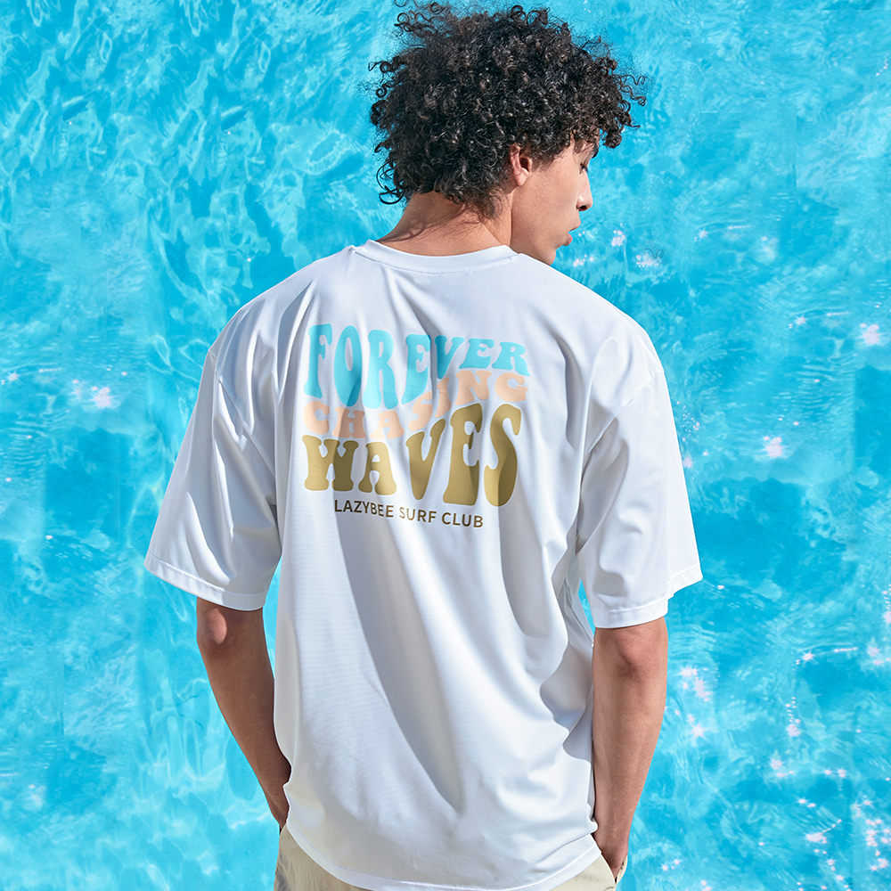 여성 남자 스트링 래쉬가드 루즈핏 상의 비치웨어 체형커버 오버핏 빅사이즈 스윔웨어