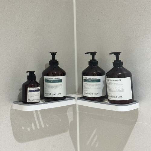 아텍스 무타공 흡착 수전선반 욕실 세면대 주방 싱크대 정리대