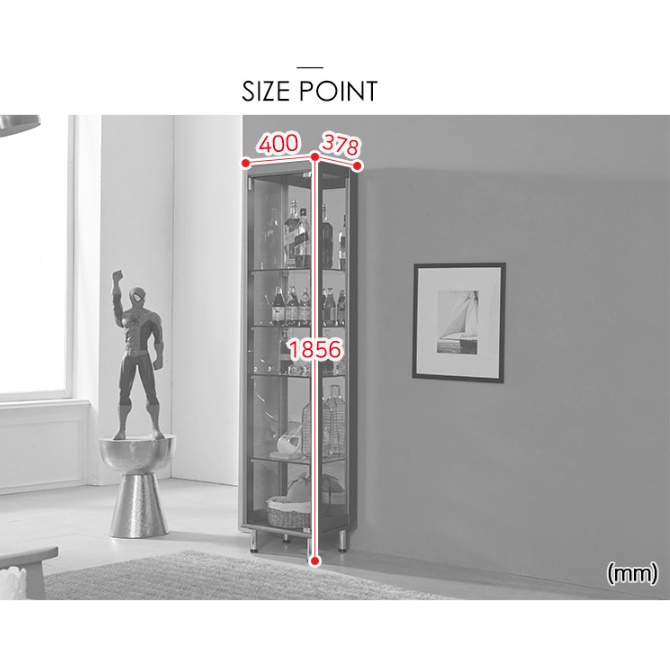 슬림장식장 술 양주진열장 유리장 유리진열장 인테리어장식장