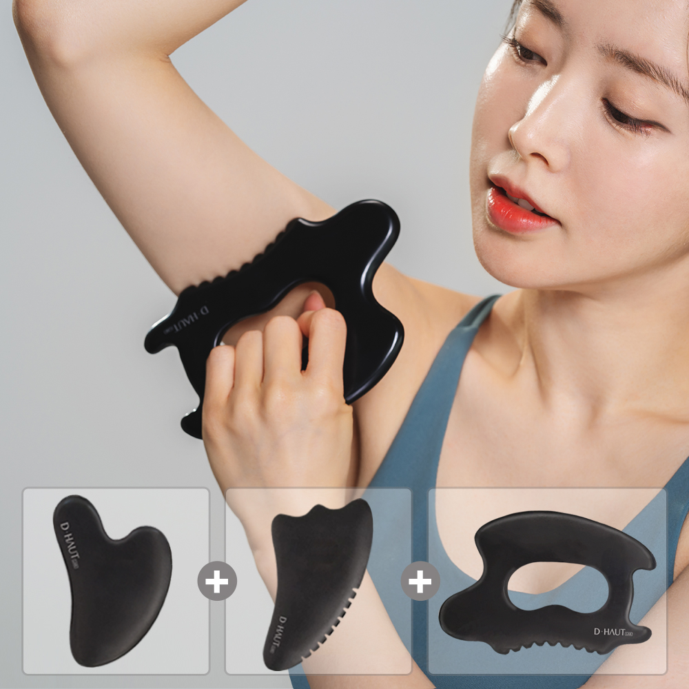디하우트 바디 얼굴 괄사 세트 마사지기 림프 마사지 - 상세 이미지 2