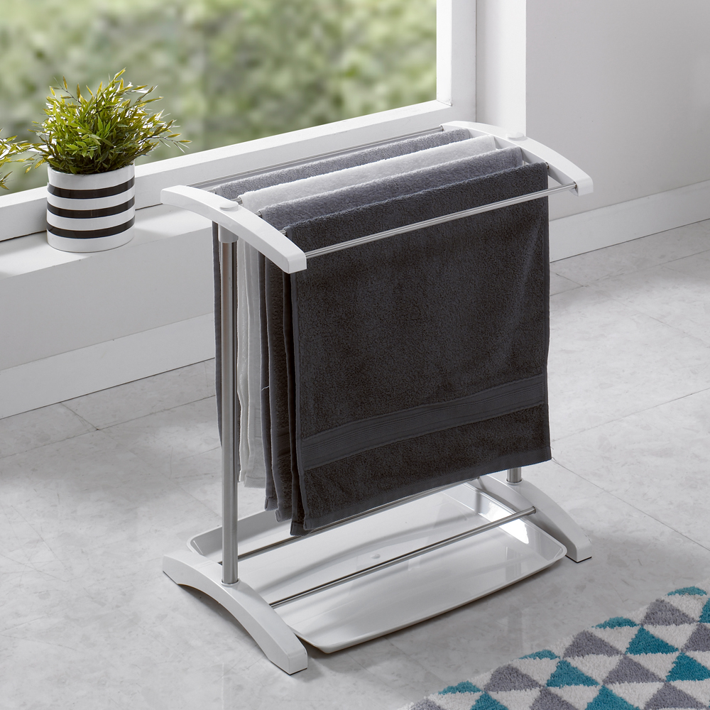 씨에스리빙 브리즈 미니 빨래건조대 가습 소형건조대 1단