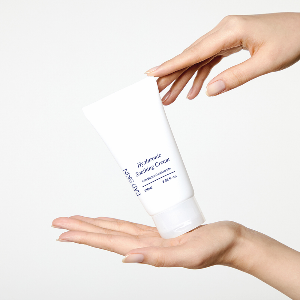 배드스킨 히알루로닉 수딩 크림 100ml 수부지 보습크림 - 상세 이미지 3