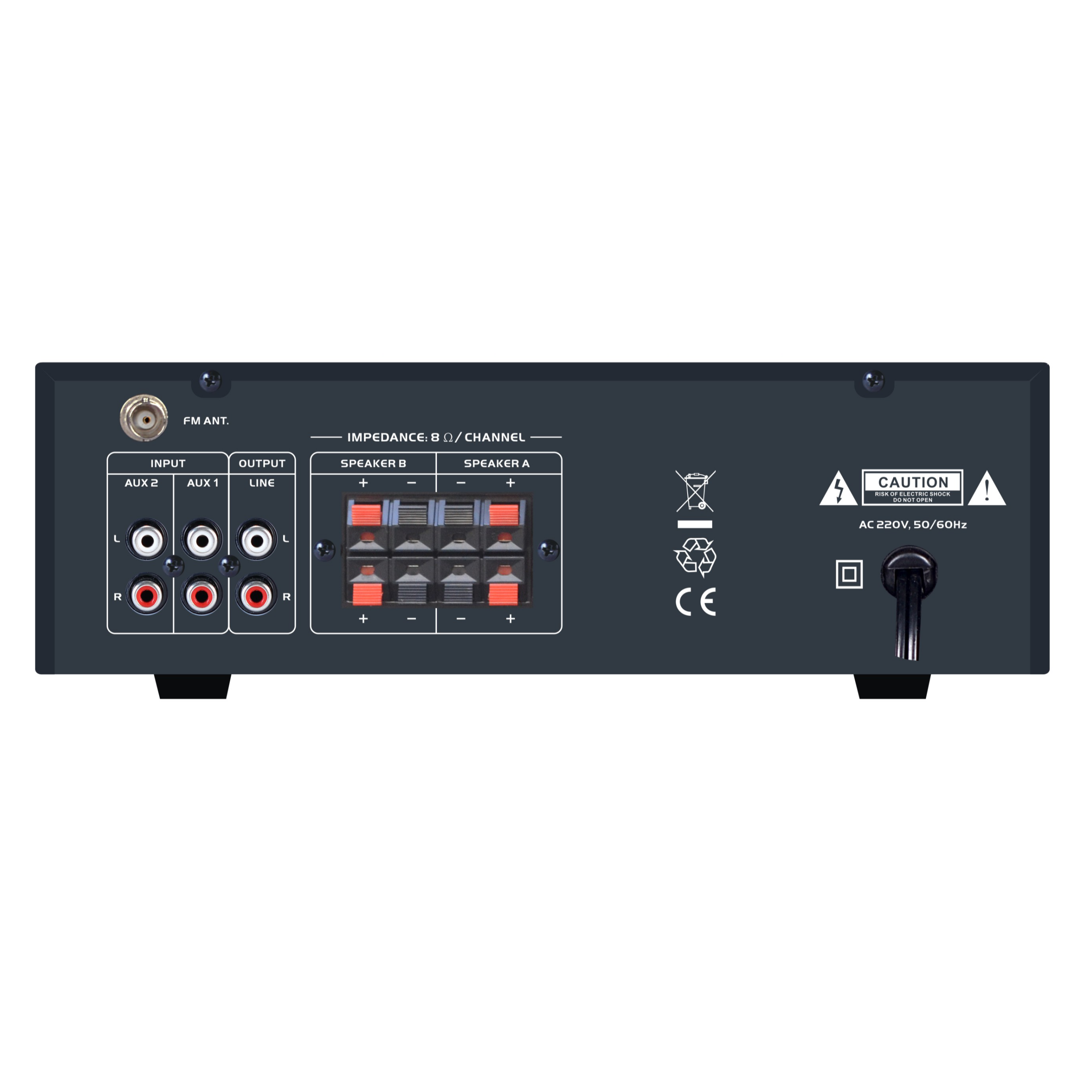 GNS MA-520 MA520 2채널 매장앰프 USB 블루투스 미니앰프 업소용 - 상세 이미지 3