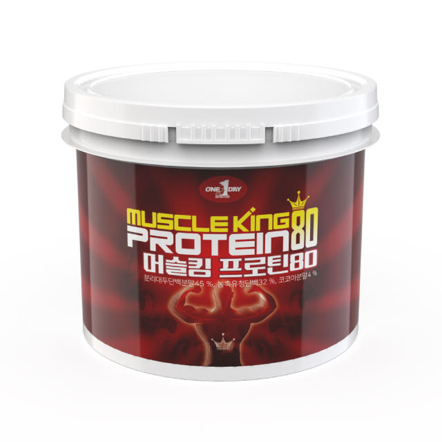 머슬킹 프로틴80 원데이뉴트리션 동식물성 단백질 헬스 보충제 ISP,