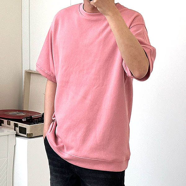 남자 PK 반팔티셔츠 오버핏반팔티 빅사이즈 여름 - 상세 이미지 2