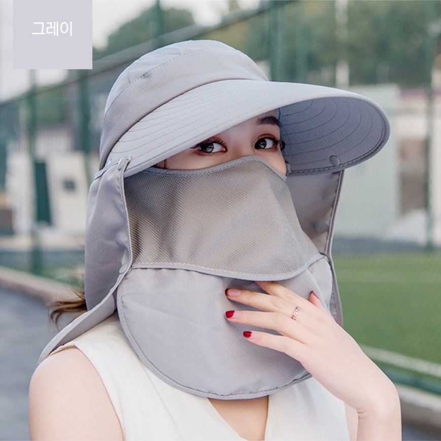 모자햇빛가리개천 썬캡 코스트코 해가림 목가리는 뒷목 대왕 자외선 차단 농사 이미지 7