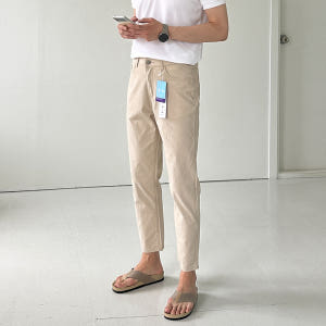 남자면바지 빅사이즈 밴딩 쿨팬츠 남자냉장고바지 착용 후기 | 사이즈/핏 총정리 - 상품 이미지 1