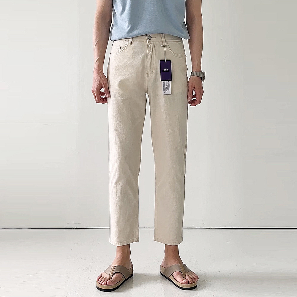 남자면바지 빅사이즈 밴딩 린넨팬츠 남자냉장고바지