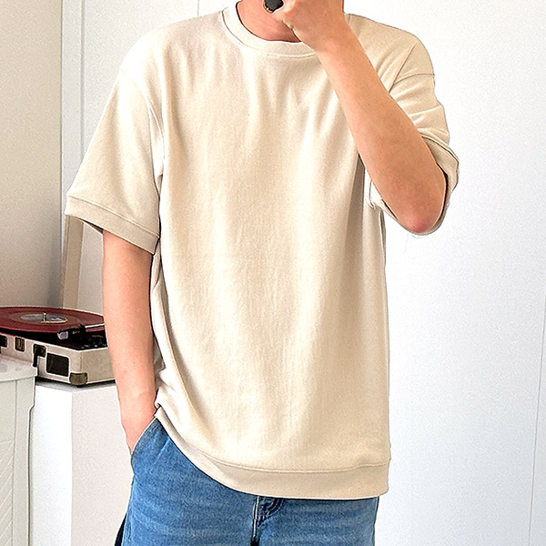 남자 PK 반팔티셔츠 오버핏반팔티 빅사이즈 여름 이미지 4