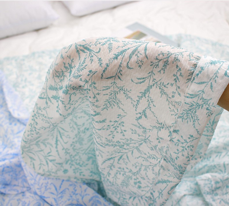 냉감이불 여름 시어커스 홑이불 시어서커 얇은 냉장고 쿨링