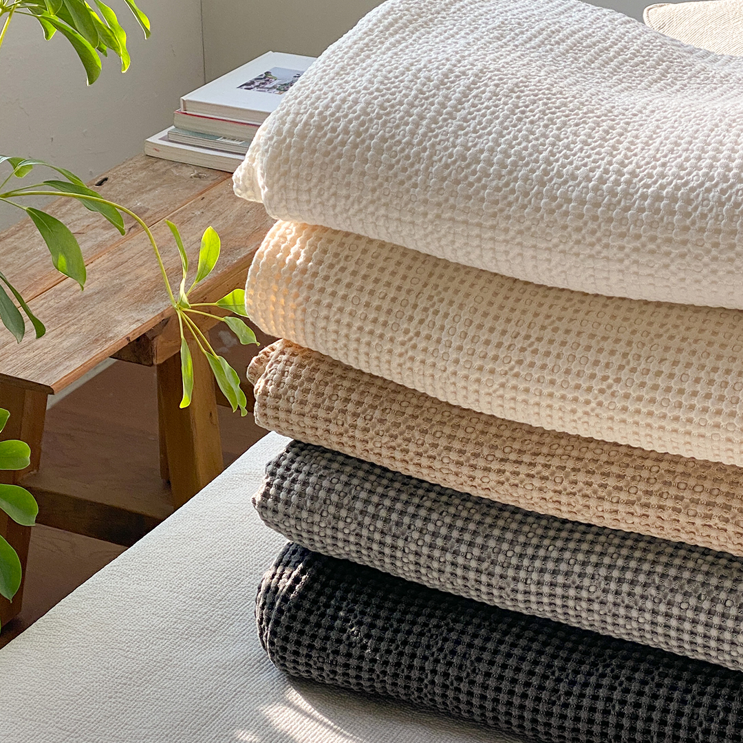 모제무드 피그먼트 모달 와플 이불 여름 모달이불 XS