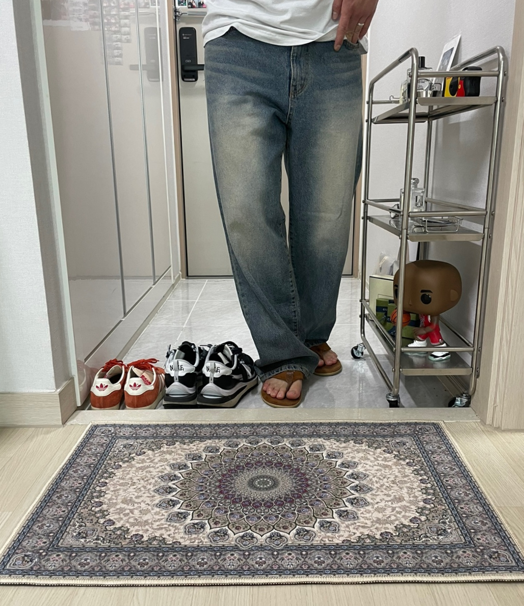북유럽 러그 페르시안 셔닐 빈티지 러그 현관 욕실 매트