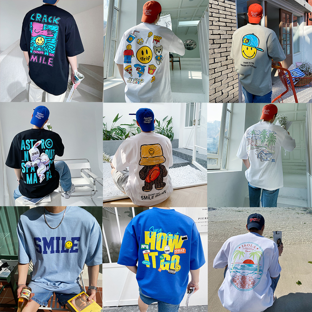 1+1 냉장고티셔츠 커플반팔티 43종 - 상품 이미지