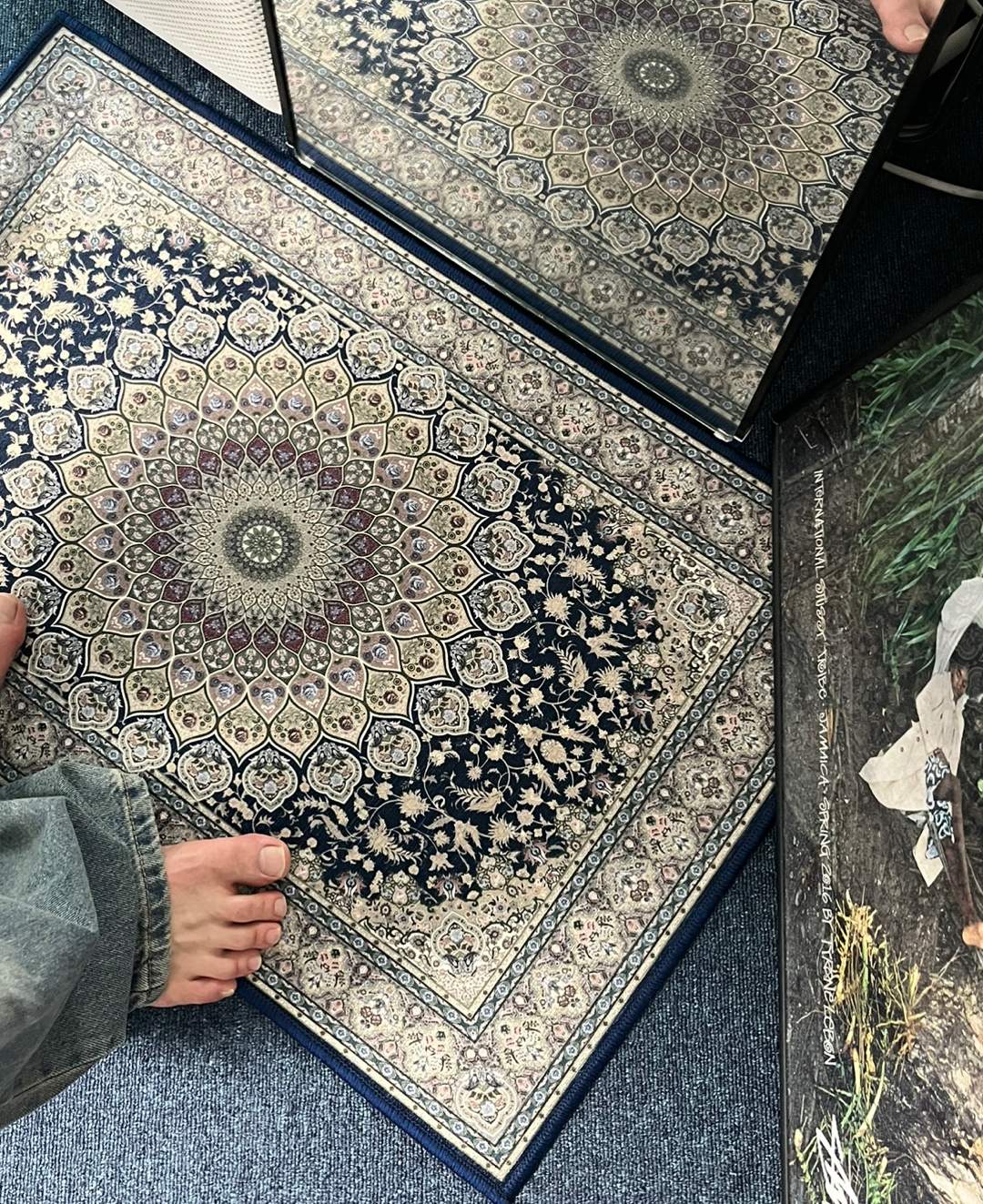 북유럽 러그 페르시안 셔닐 빈티지 러그 현관 욕실 매트