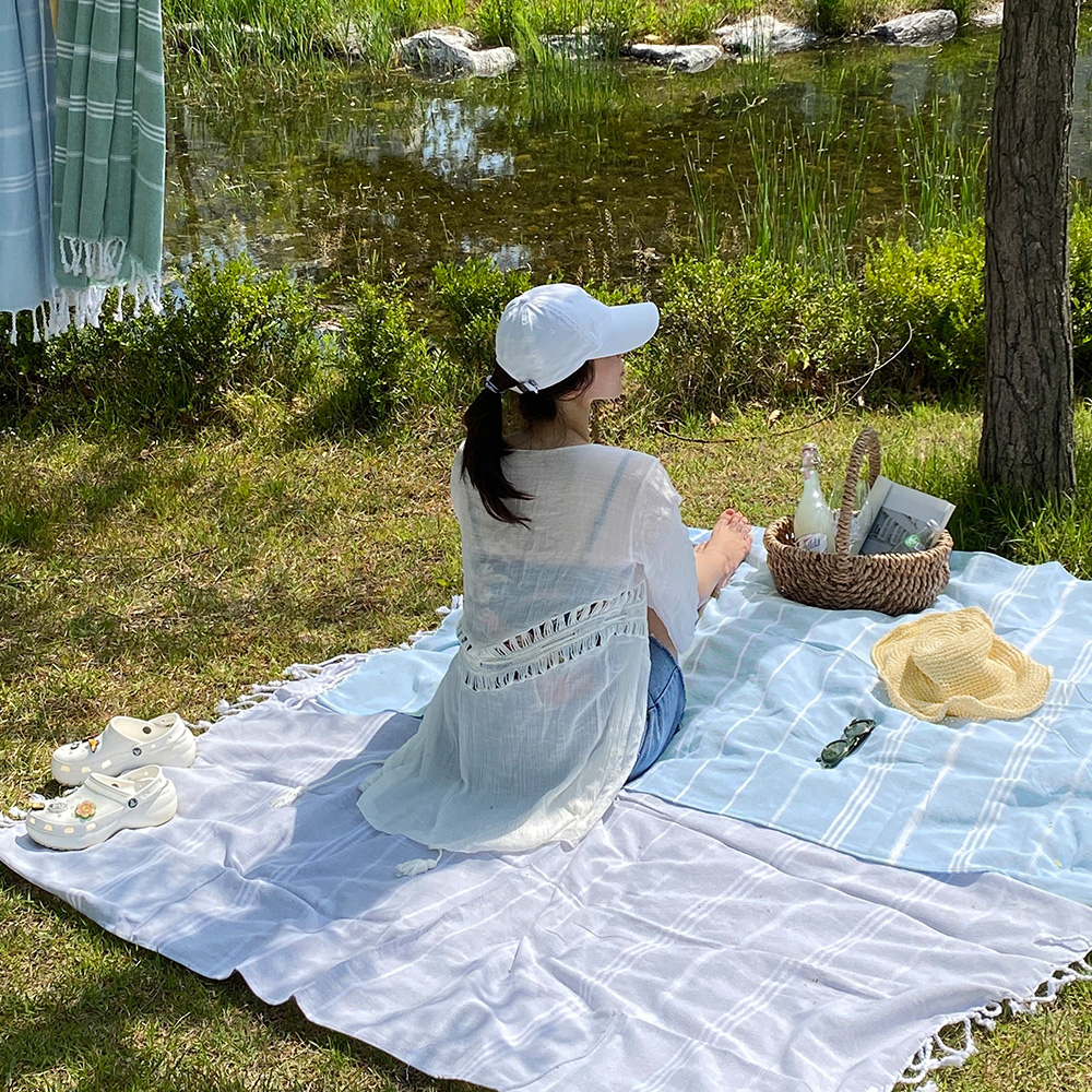 한스갤러리 비치타올 대형 특대형 물놀이 워터파크 큰 수건 바디 타올 - 상세 이미지 3