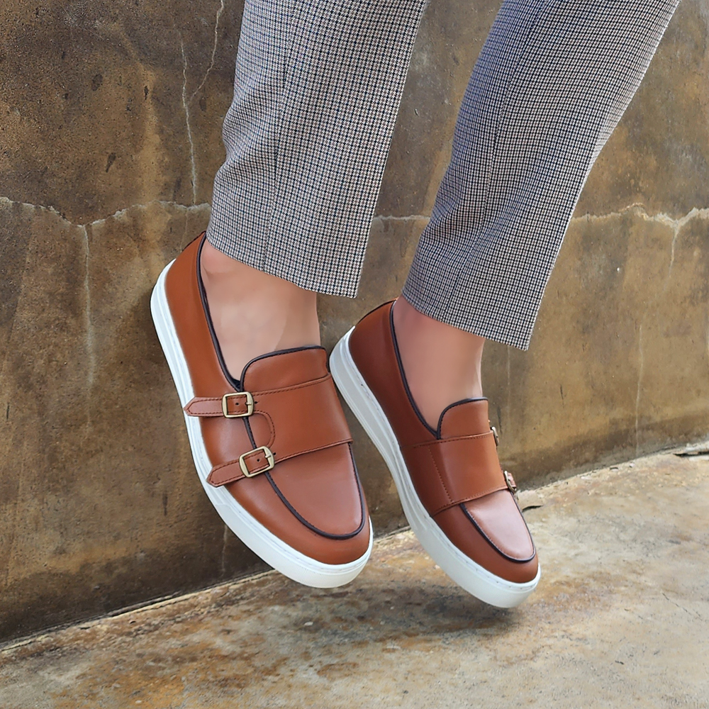 돌체킵 더블몽크 슬립온 수제화 이태리 소가죽신발 240 290mm