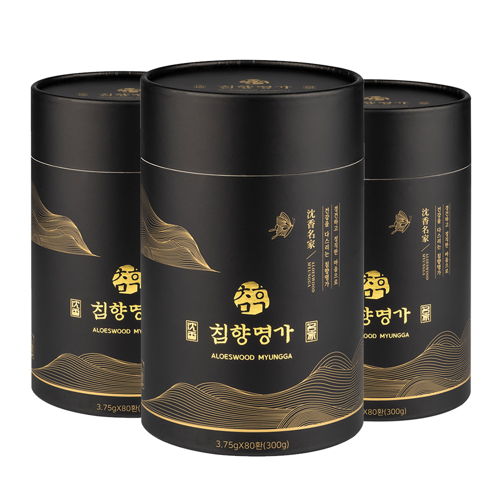 침향명가 발효 침향환 침향단 침향원 효능 80환, 3개
