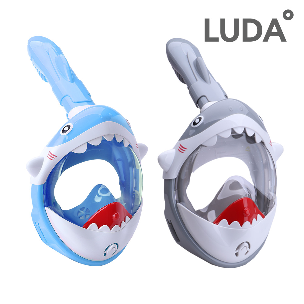 유아 스노클링 마스크 LUDA 스노클링 세트 풀페이스 스노클링 마스크 원터치 스노클링 스노클링 사용후기