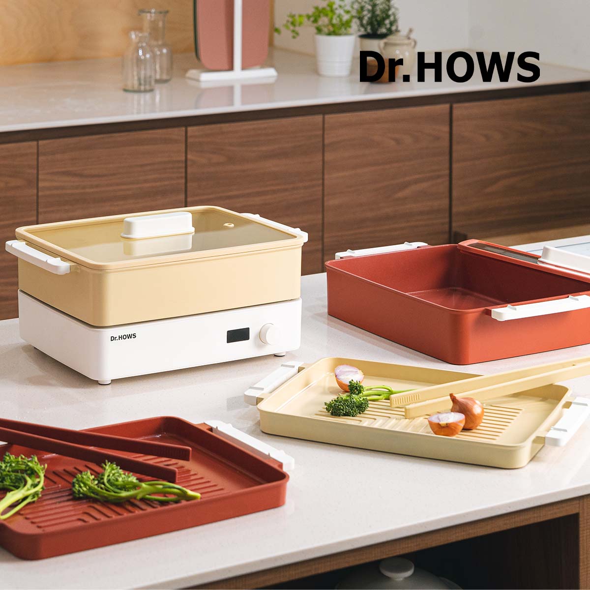 닥터하우스 도란도란 전기 핫플레이트 멀티쿠커(팬+냄비 풀세트)