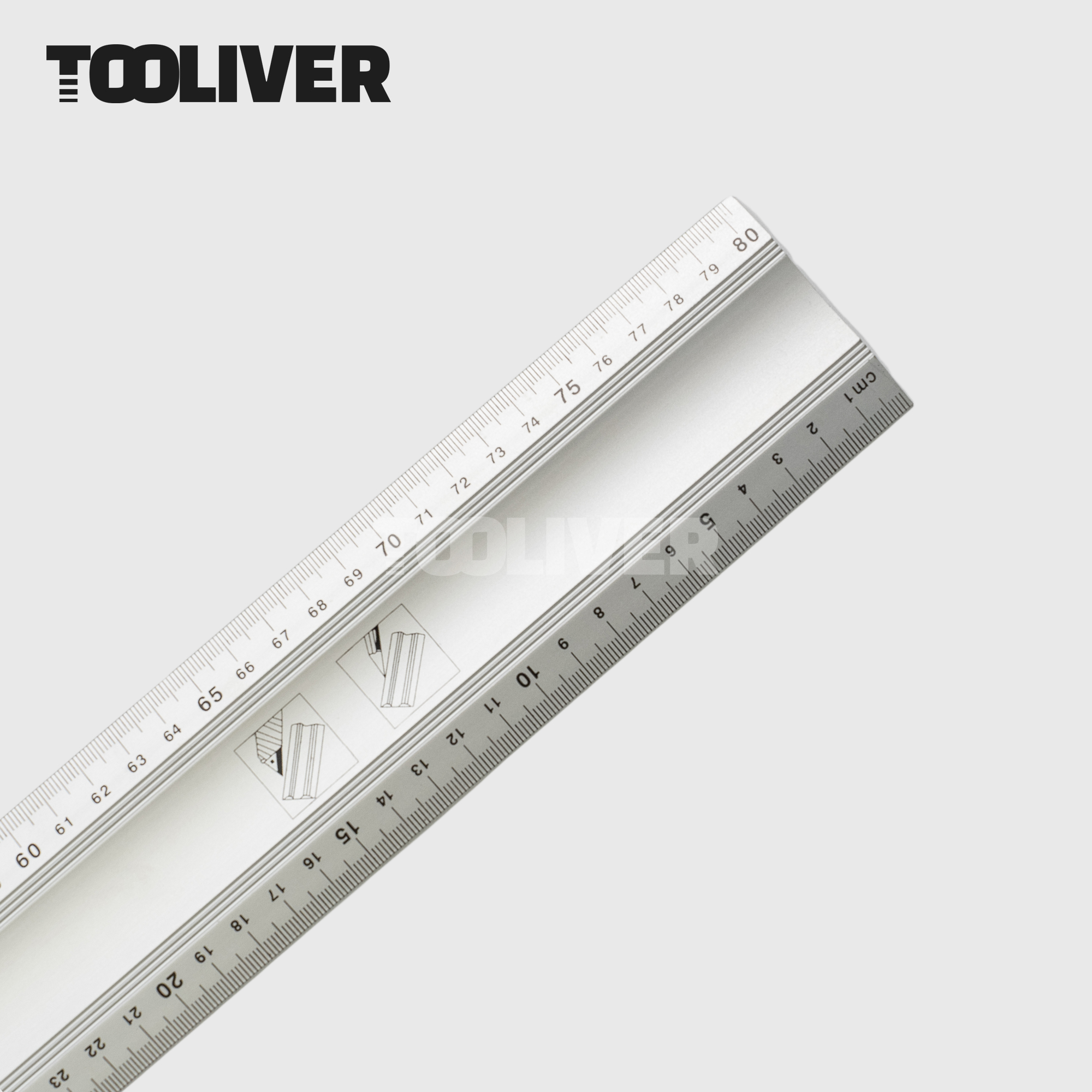 알루미늄 손잡이자 전기 기능사 실기시험 일자 자 80cm 이미지 2