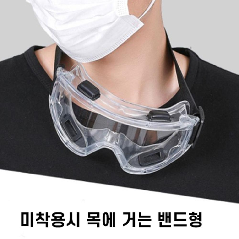 미세먼지고글 황사고글 워터밤 방역 실험용 보안경 - 상세 이미지 3