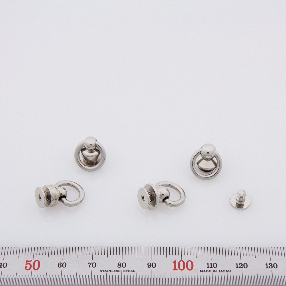 SRN03 국산 오링 솔트레지 실버 6mm 가방 디링 리폼 부자재 가죽 공예 리버스몰 이미지 4