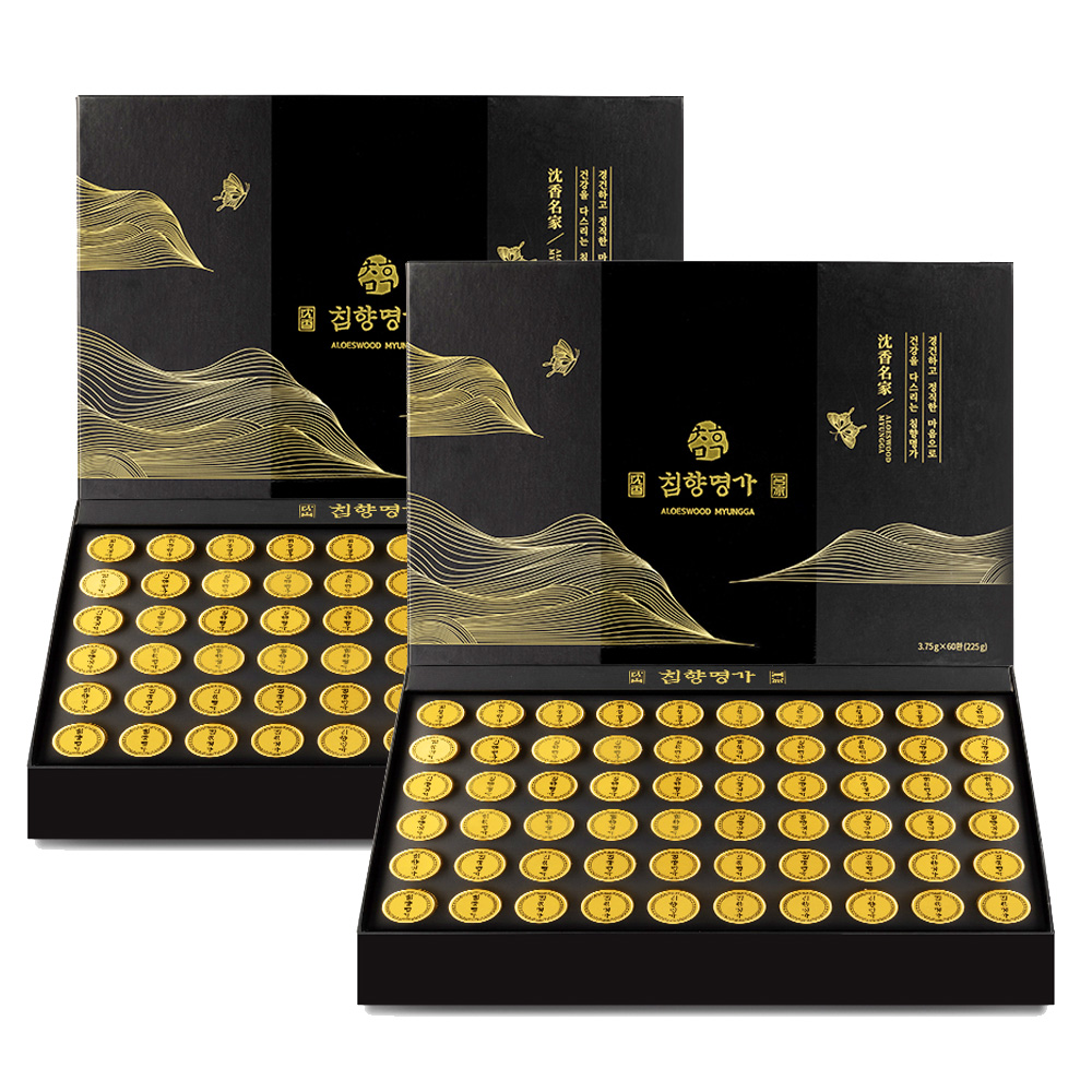 침향명가 발효 침향환 침향단 침향원 효능 60환, 2개