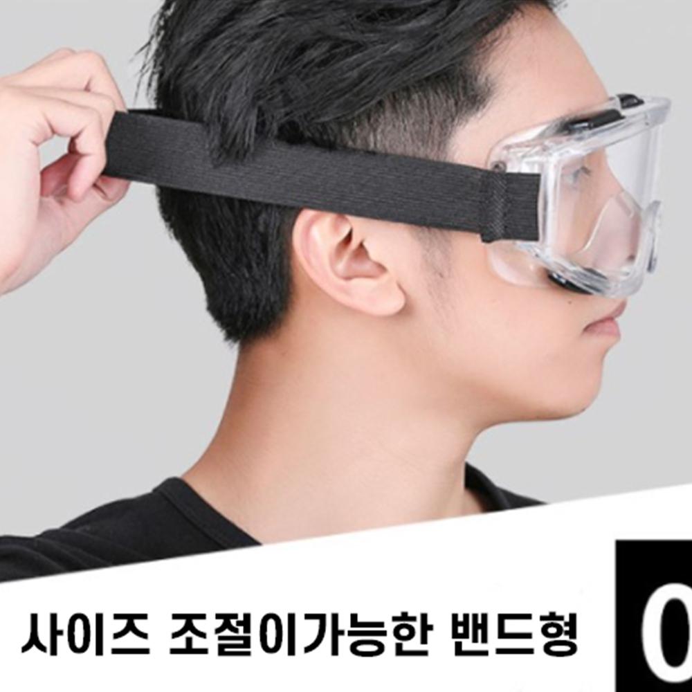 미세먼지고글 황사고글 워터밤 방역 실험용 보안경 - 상세 이미지 4