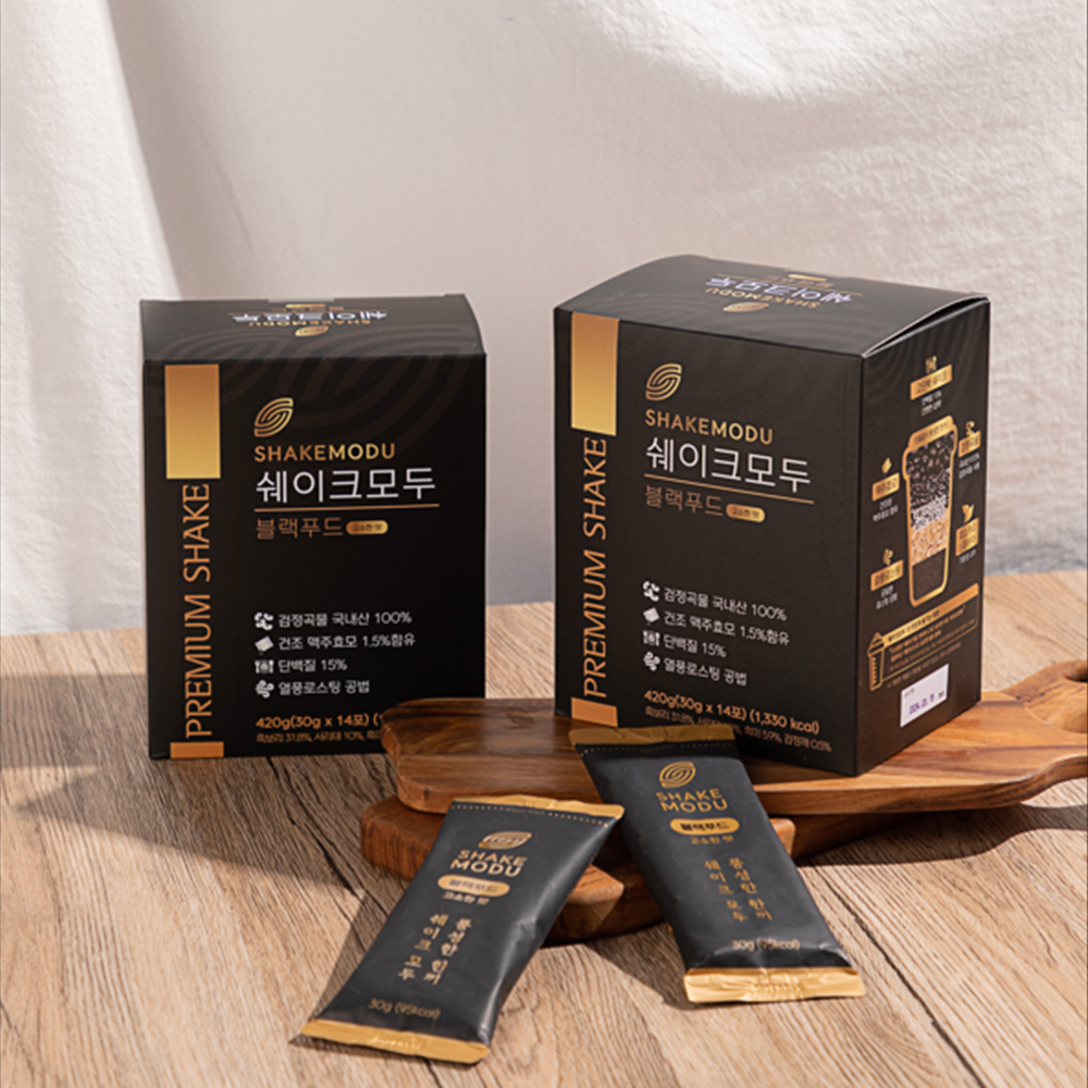 쉐이크 모두 블랙푸드 선식 420g x 6박스 서리태 맥주효모 단백질 - 상세 이미지 5