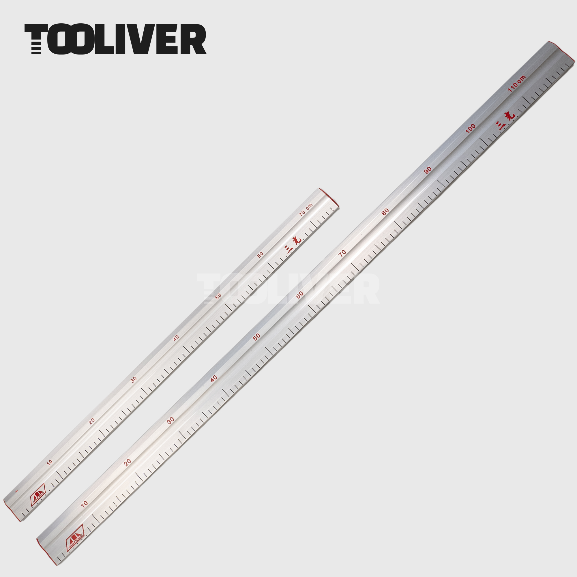 재단자 도배 기능사 벽지 일자 75cm 삼광 알루미늄자 - 상세 이미지 3