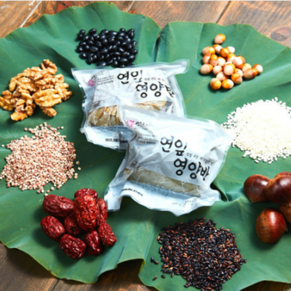연스토리 연잎밥 수제 찹쌀 냉동 영양밥 아침밥대용 10개 20개 - 상품 이미지