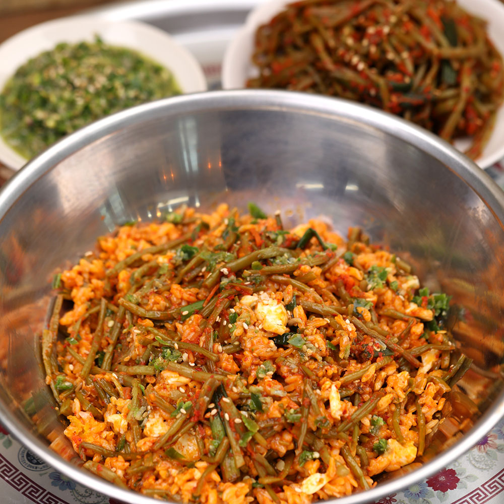 셰프애찬 제철 별미 김치 국산 고구마줄기 고구마순 김치 1kg, 1개 - 상세 이미지 3