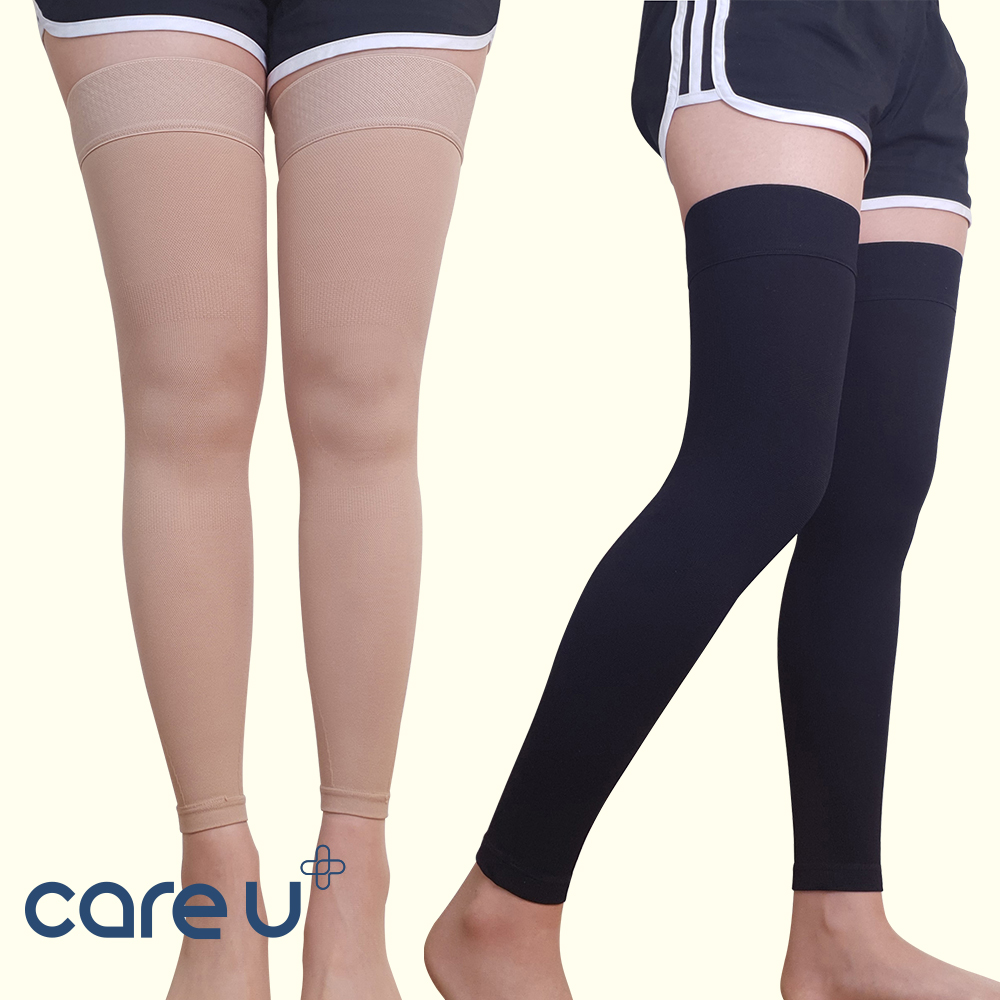 케어유 의료 기기 압박 밴드 허벅지 스타킹 다리케 관리 관리용 붕대 의료용 - 상품 이미지