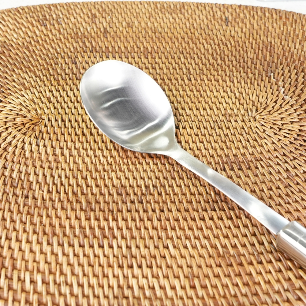 서빙스푼 볶음 요리 스푼 주걱 서빙 국자 블룸 샤틴 무광 국내산 스텐 304 이미지 8