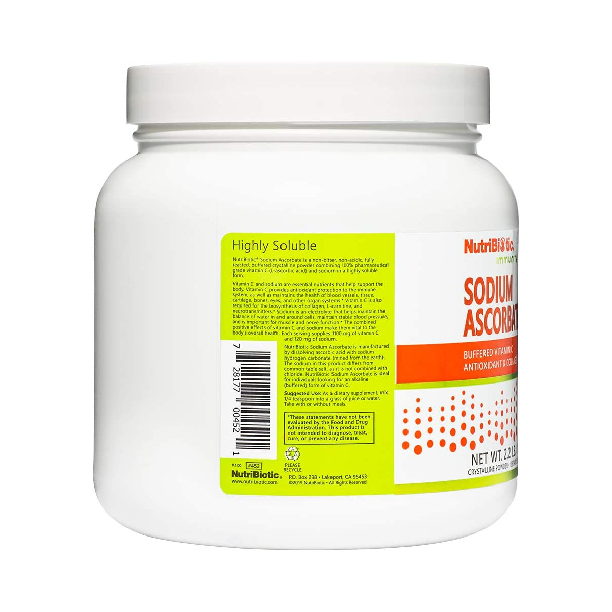 뉴트리바이오틱 완충형 비타민C 분말 가루 1100mg 1kg 이미지 6