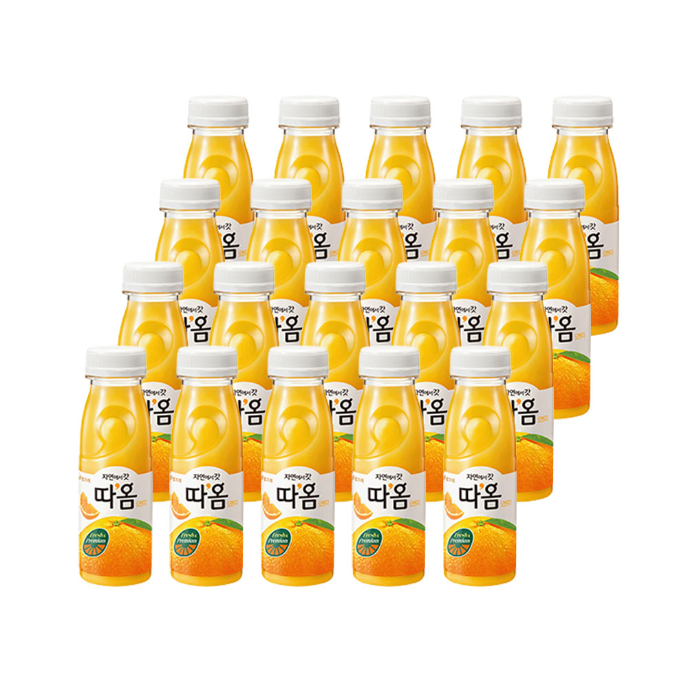 빙그레 따옴주스235ml 오렌지 20개