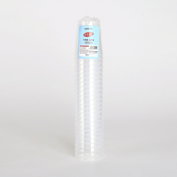 롯데 일회용소주컵 25p 성묘 플라스틱소주컵
