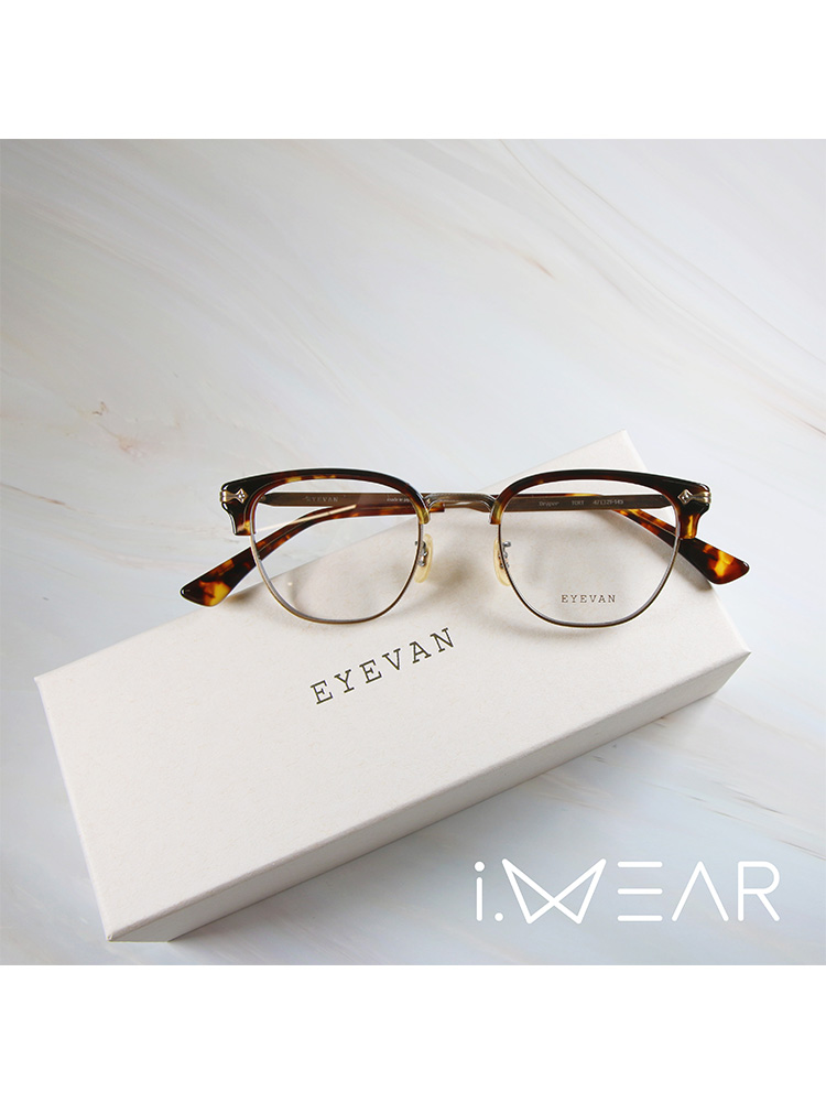 아이반 Eyevan Draper TORT 사각 하금테