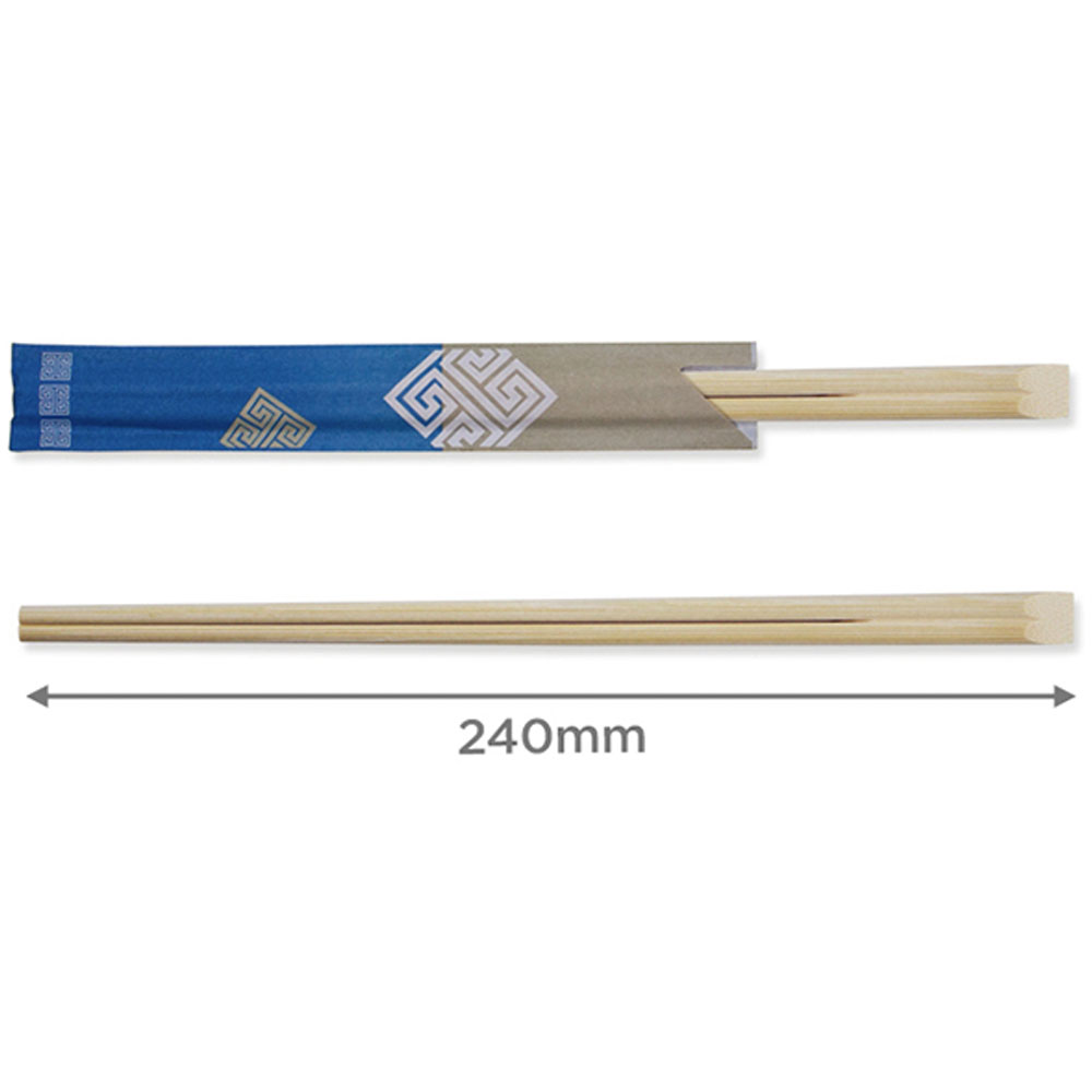 일회용 나무 젓가락 블루 1000개 반포장 240mm 대나무 - 상세 이미지 3