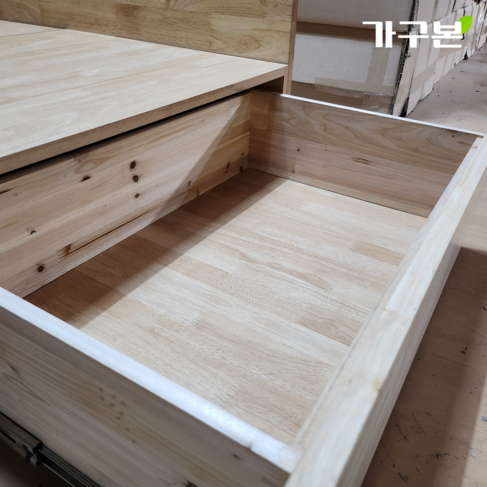 프레스토 킹사이즈침대 침대킹 라지 프레임 월넛