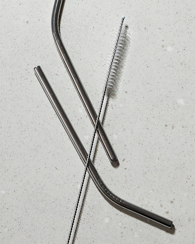 얇은 스텐 빨대세척솔 22.8cm 5개 오일병뚜껑 젖병솔(CRA0057) - 상세 이미지 4