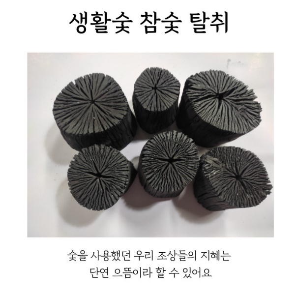 소형 공기정화참숯 냄새제거숯 새집증후군숯 이미지 6