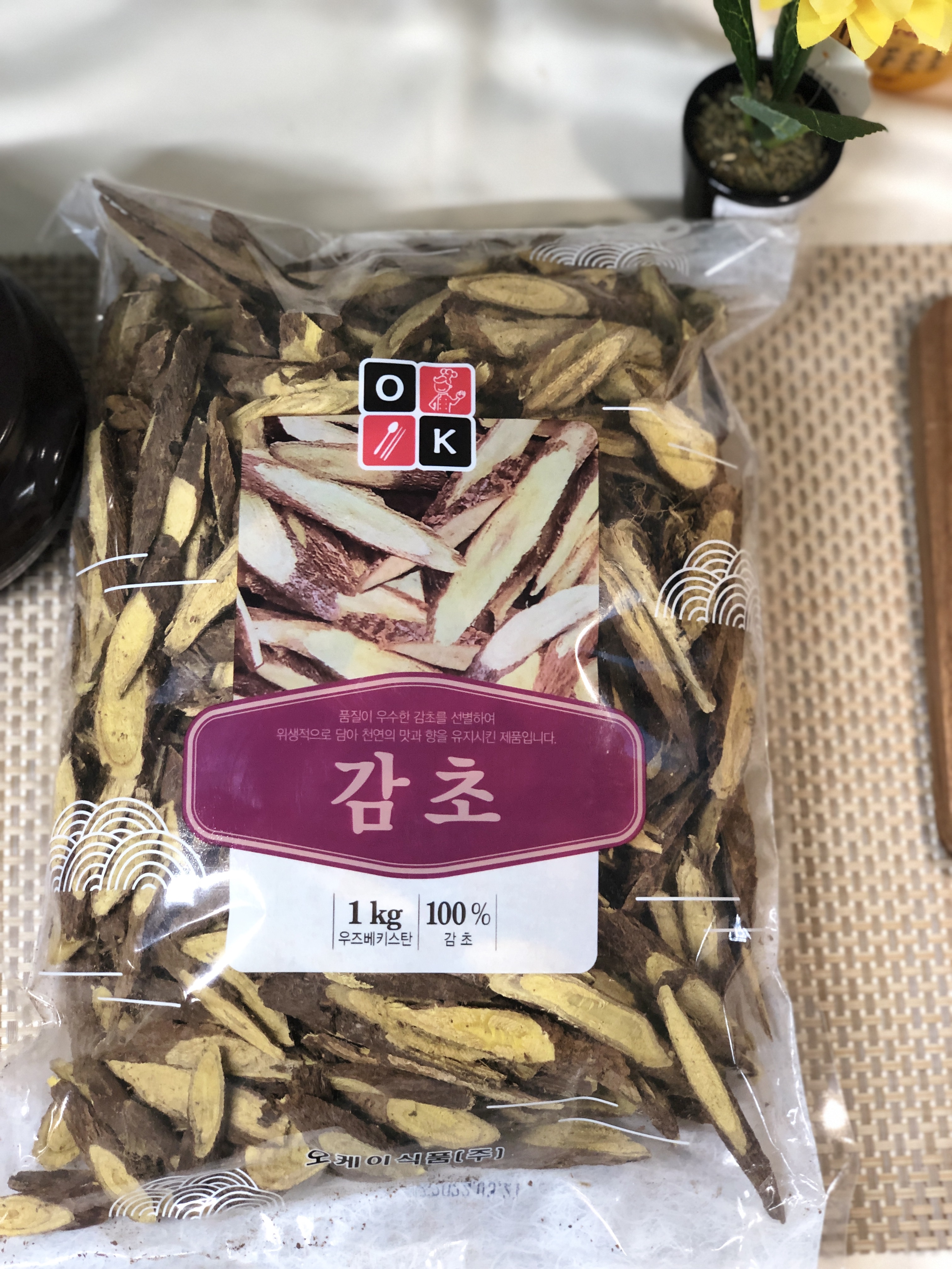 특A급 자연 감초 1kg 특산품 감초효능 감초차 식자재마트 청정몰 식품 농산물도매시장 - 상품 이미지