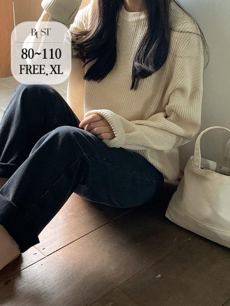 [오늘출발]허니하찌 라운드니트 (7게이지2합,루즈핏) : 고고싱쇼핑몰